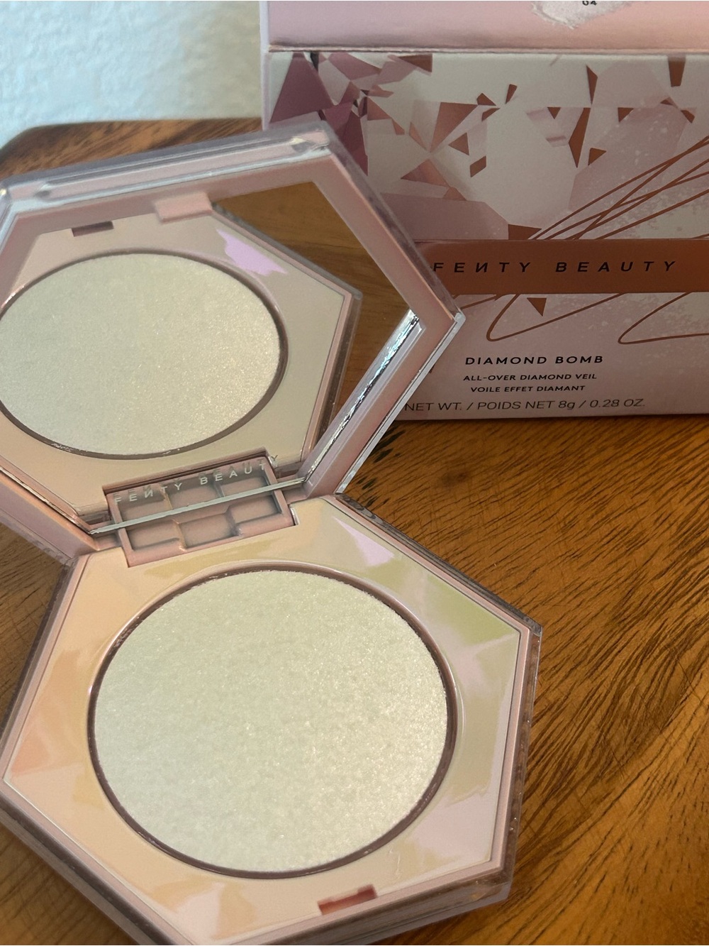 NIB★Fenty Beauty Diamond Bomb All-Over Diamond Veil in Pink Ice